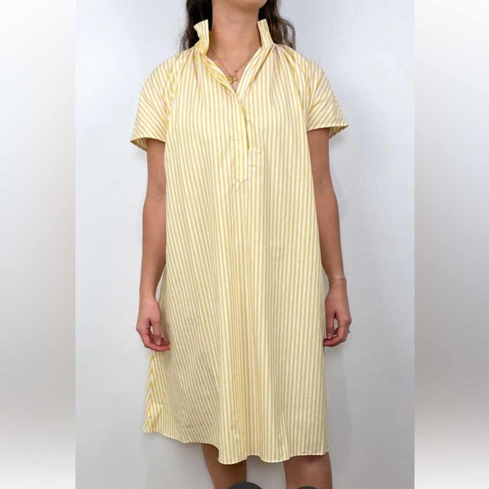 NWOT! Ann Mashburn large  artelier Kami volume cotton dress with pockets.